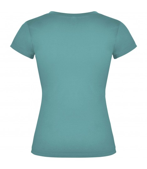 Camiseta de cuello de pico de manga corta para mujer Victoria