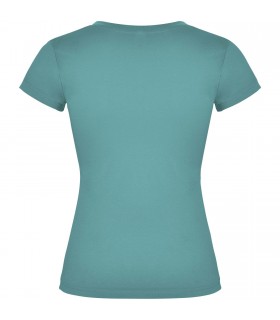 Camiseta de cuello de pico de manga corta para mujer Victoria