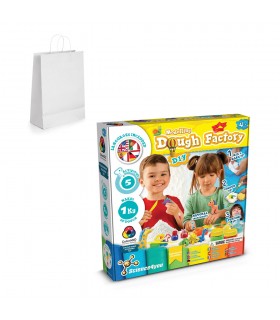 Modeling Dough Factory Kit III Juego educativo suministrado con una bolsa de regalo de papel kraft 100 g m
