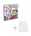 Crayon Factory Kit II Juego educativo suministrado con una bolsa de regalo plegable de 190T