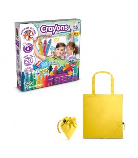Crayon Factory Kit II Juego educativo suministrado con una bolsa de regalo plegable de 190T