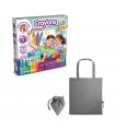 Crayon Factory Kit II Juego educativo suministrado con una bolsa de regalo plegable de 190T
