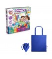 Crayon Factory Kit II Juego educativo suministrado con una bolsa de regalo plegable de 190T