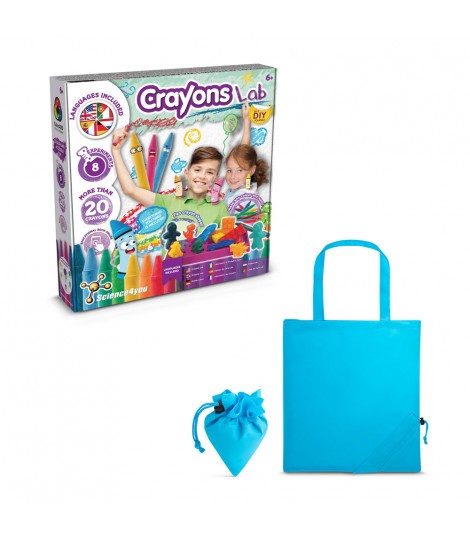 Crayon Factory Kit II Juego educativo suministrado con una bolsa de regalo plegable de 190T