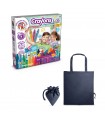 Crayon Factory Kit II Juego educativo suministrado con una bolsa de regalo plegable de 190T