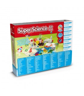 6 in 1 Super Science Kit III Kit educativo suministrado con una bolsa de regalo de papel kraft 115 g m
