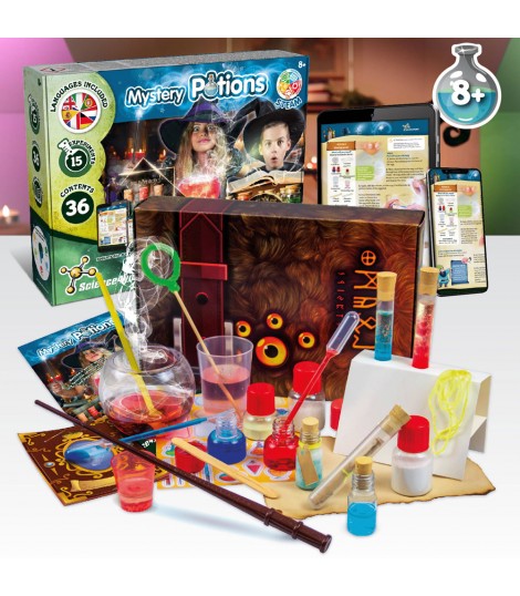 Mystery Potions Kit III Kit educativo suministrado con una bolsa de regalo de papel kraft 115 g m