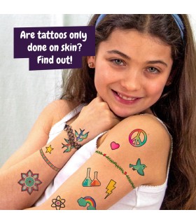 Tattoo Factory Kit III Juego educativo suministrado con una bolsa de regalo de papel kraft 115 g m