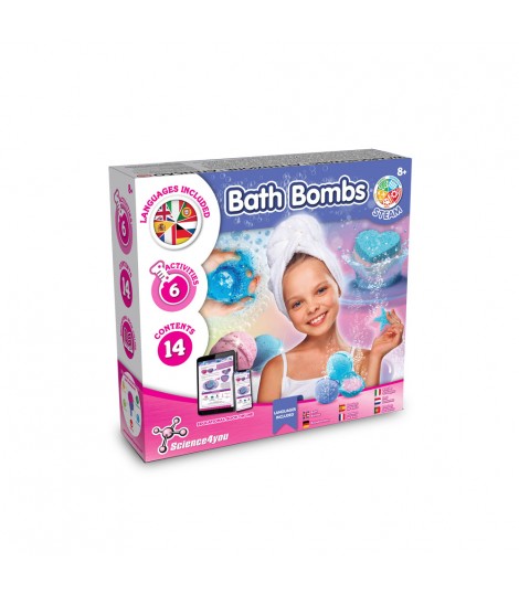 Bath Bombs Kit II Juguete educativo suministrado con una bolsa de regalo de papel kraft 90 g m