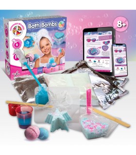 Bath Bombs Kit II Juguete educativo suministrado con una bolsa de regalo de papel kraft 90 g m