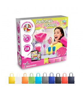 Perfume Soap Factory Kit V Juego educativo suministrado con una bolsa de regalo plegable de 190T