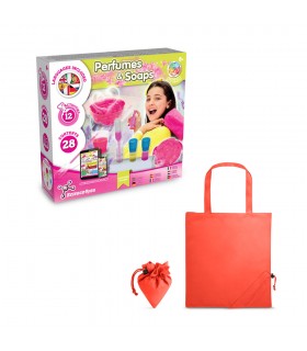 Perfume Soap Factory Kit V Juego educativo suministrado con una bolsa de regalo plegable de 190T