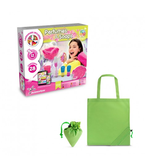 Perfume Soap Factory Kit V Juego educativo suministrado con una bolsa de regalo plegable de 190T