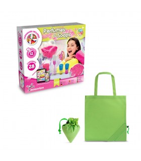 Perfume Soap Factory Kit V Juego educativo suministrado con una bolsa de regalo plegable de 190T