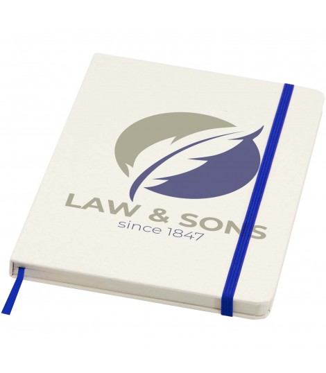 Libreta reciclada A5 con paginas rayadas Bass