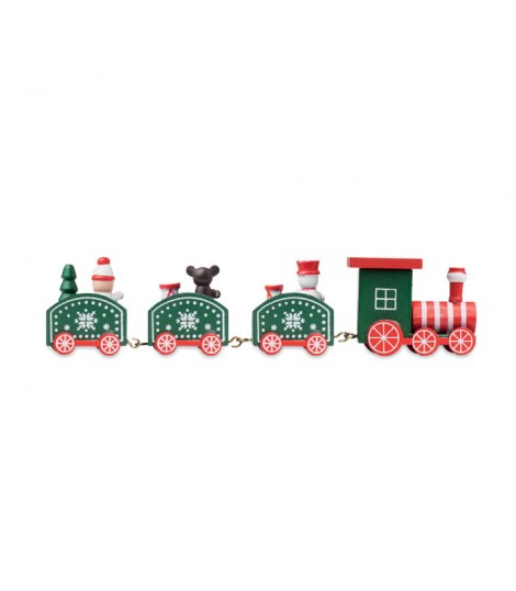 Tren de Navidad de madera