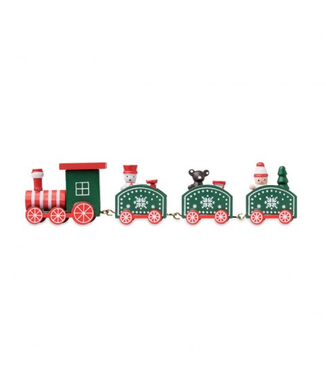 Tren de Navidad de madera