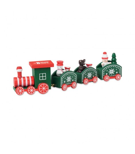 Tren de Navidad de madera