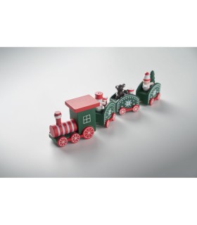 Tren de Navidad de madera