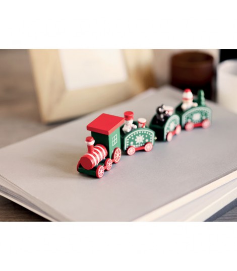 Tren de Navidad de madera