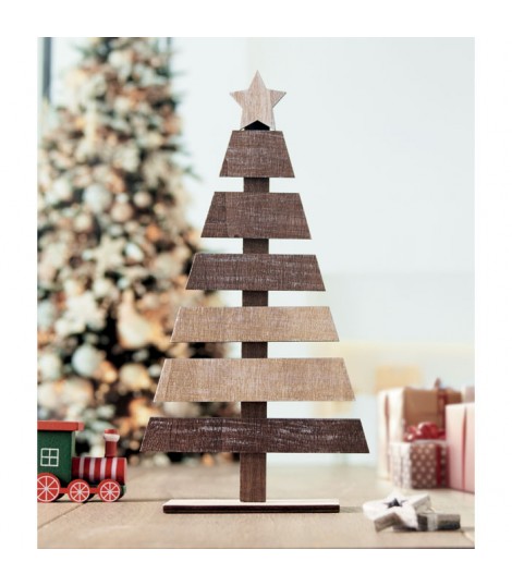arbol de Navidad de madera