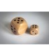 Dados madera Schima 3 cm diam