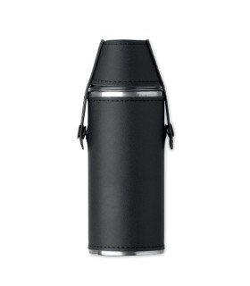 Petaca con vasos de chupito