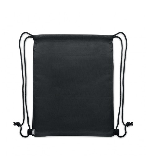 Bolsa con cordon de RPET 600D