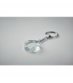 Llavero redondo de cristal