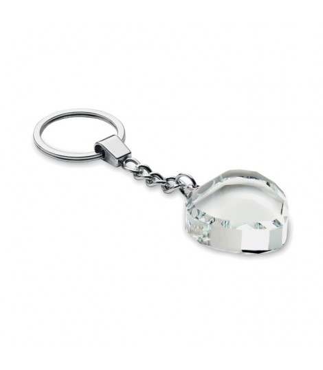 Llavero corazon de cristal
