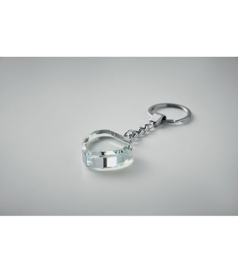 Llavero corazon de cristal