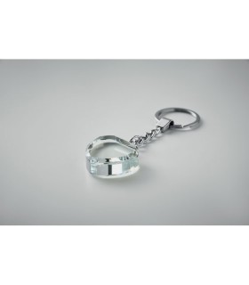Llavero corazon de cristal