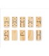 Juego de domino y cartas