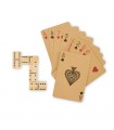 Juego de domino y cartas