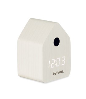 Reloj despertador de MDF