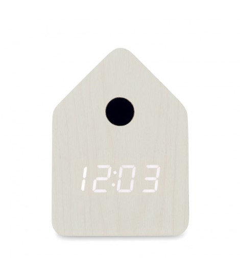 Reloj despertador de MDF