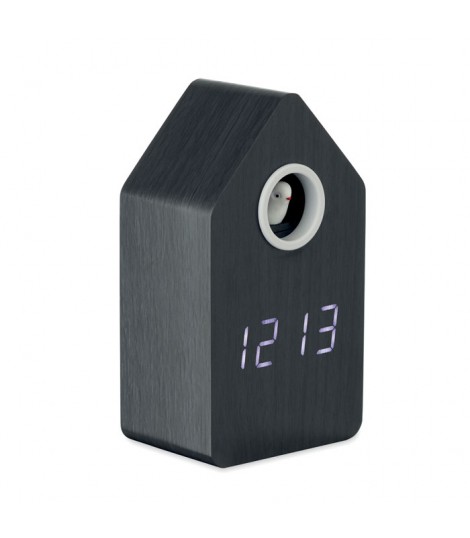 Reloj despertador de MDF