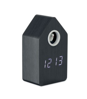 Reloj despertador de MDF