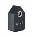 Reloj despertador de MDF