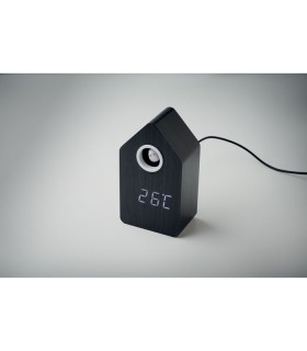 Reloj despertador de MDF
