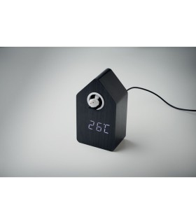 Reloj despertador de MDF