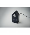 Reloj despertador de MDF