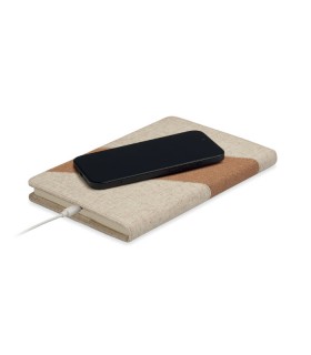 Cuaderno A5 con cargador 15W