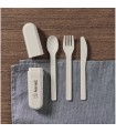 Set de cubiertos y funda PLA