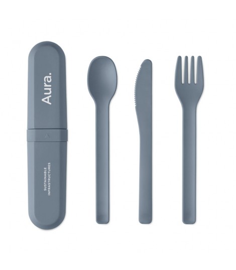 Set de cubiertos y funda PLA