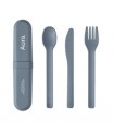 Set de cubiertos y funda PLA