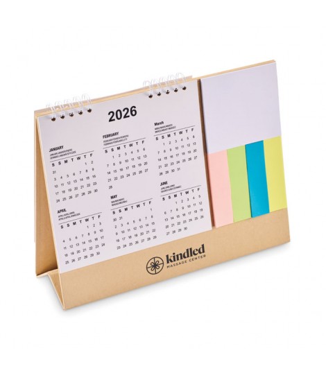 Calendario con bloc de notas