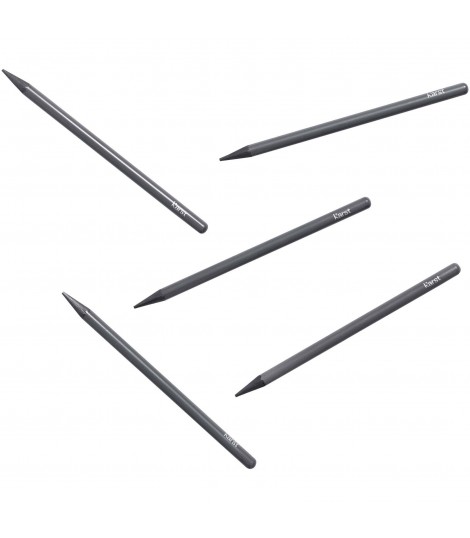 Set de 5 lapices de grafito 2B sin madera K arst