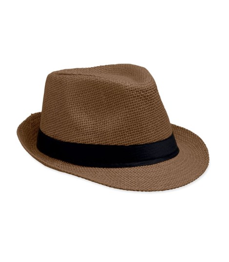 Sombrero de paja de papel