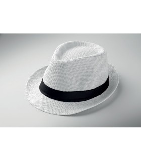 Sombrero de paja de papel